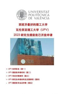 瓦伦西亚理工大学学术语言要求是什么?