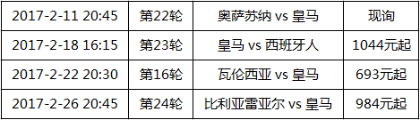 给一份2009-2010赛季皇马的赛程表